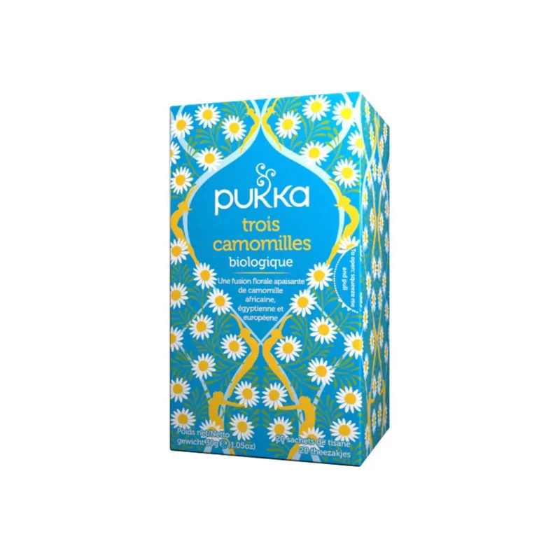 Pukka infusion trois camomilles bio 20 sachets