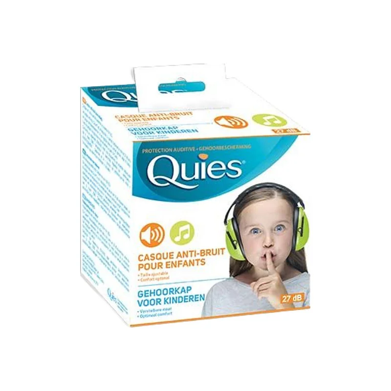 Quies casque anti-bruit pour enfants vert