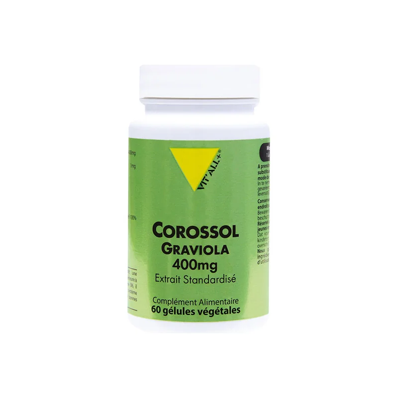Vitall + corossol  graviola 400mg 60 comprimés