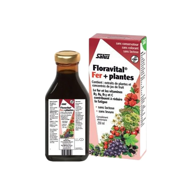 Salus floravital fer + plantes 250ml