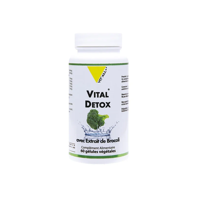 Vitall+ vital détox bio 60 gélules végétales