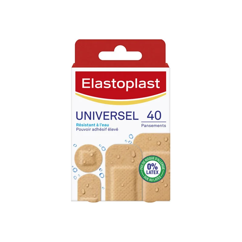 Elastoplast Universel résistant à l'eau 40 pansements
