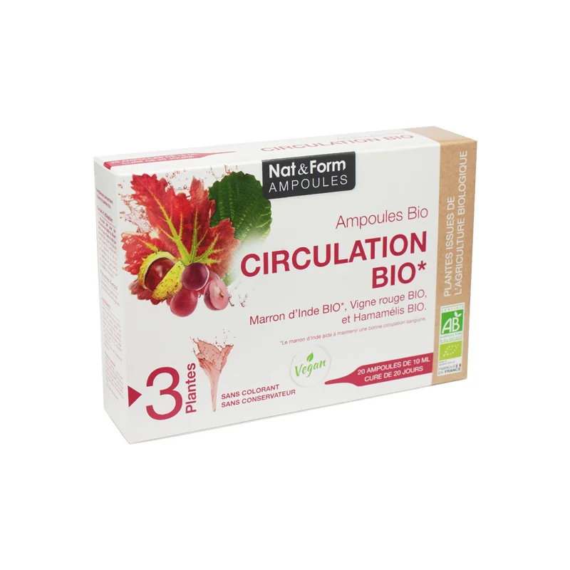 Nat&Form Circulation bio 20 ampoules