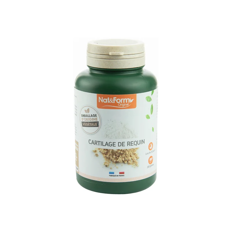 Nat&Form Cartilage de requin 200 gélules