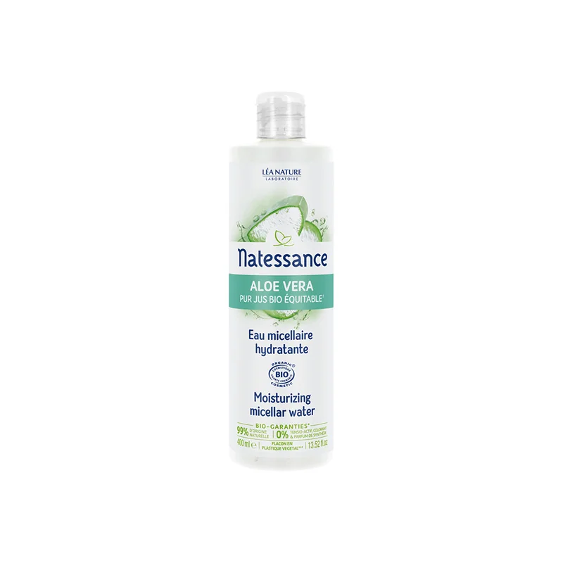 Natessance Aloe Vera eau micellaire hydratante bio 400ml