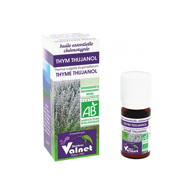 Docteur Valnet huile essentielle de Thym Thujanol bio 5ml
