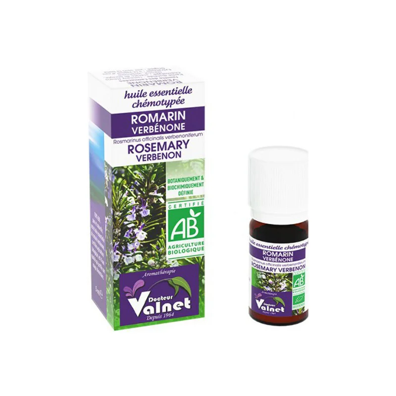 Docteur Valnet huile essentielle de romarin Verbénone bio 5ml