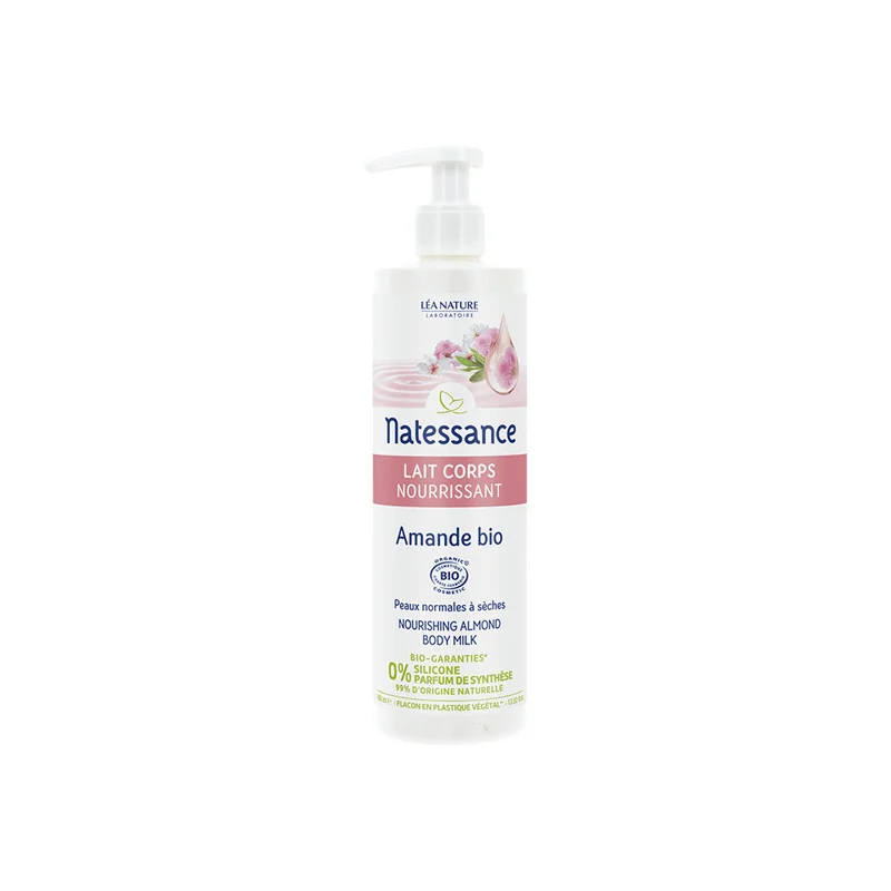 Natessance Lait corps nourrissant amande bio 400ml