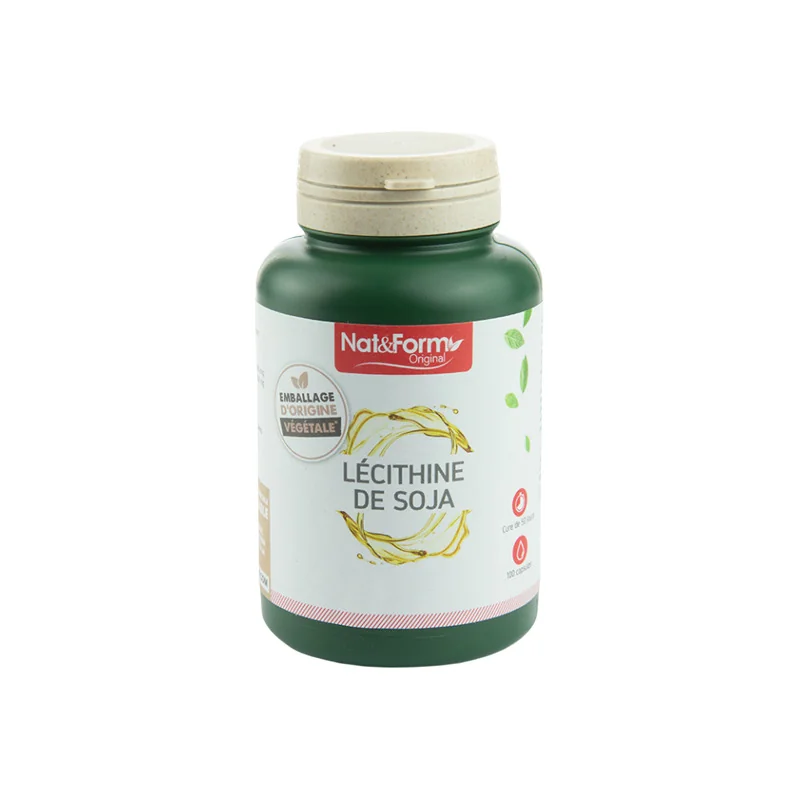 Nat&Form lécithine de soja 100 capsules