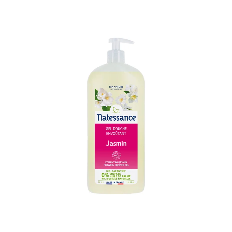 Natessance gel douche envoûtant Jasmin bio 1L