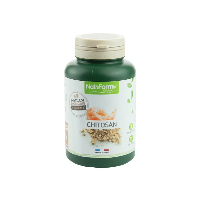 Nat&Form chitosan 200 gélules