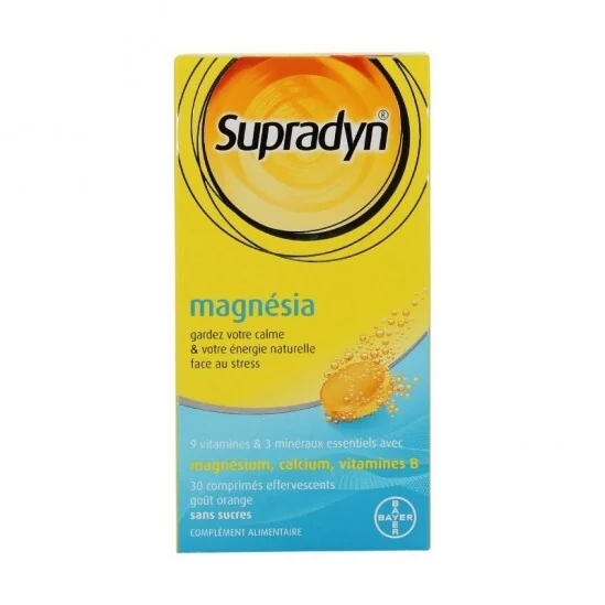 Supradyn Magnésia 30 comprimés effervescents
