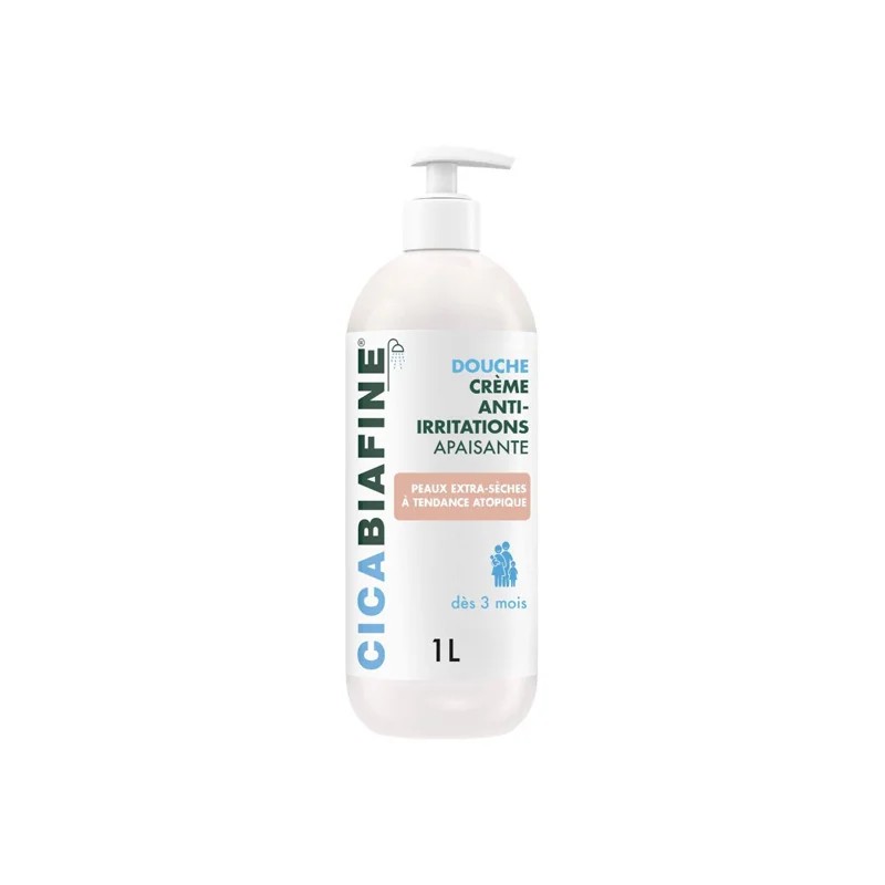 Cicabiafine Douche crème anti-irritations apaisante 1L