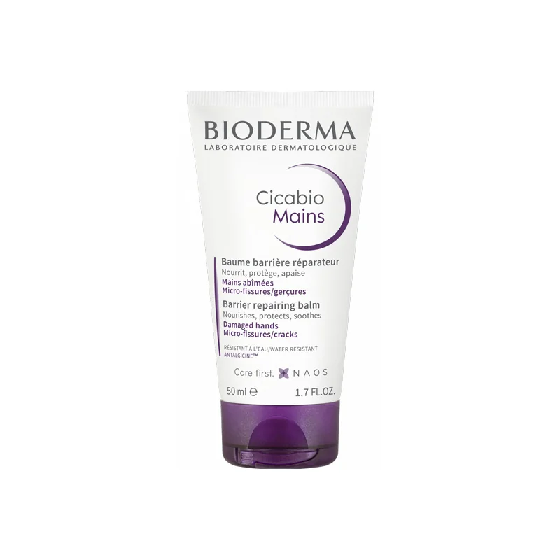 Bioderma Cicabio Mains baume barrière réparateur 50ml