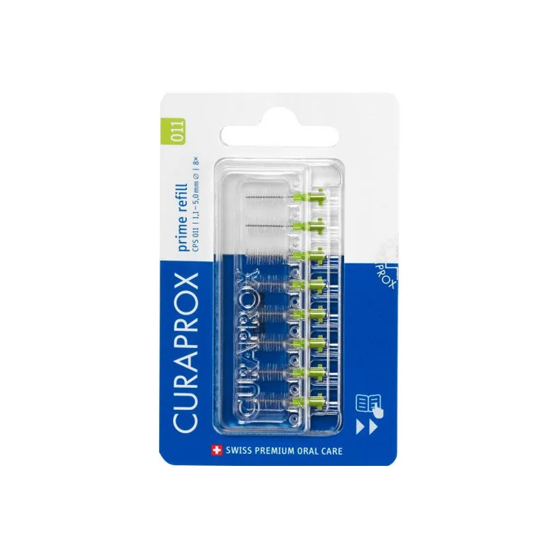 Curaprox CPS 11 Prime brossette interdentaire vert boîte de 8