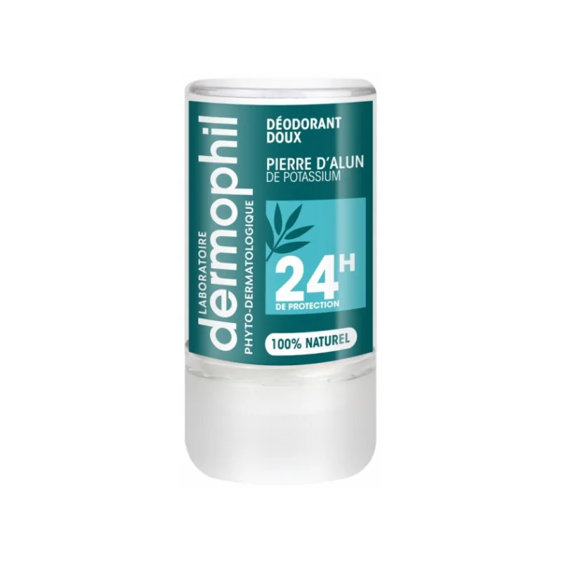 Dermophil déodorant doux pierre alun stick 115gr