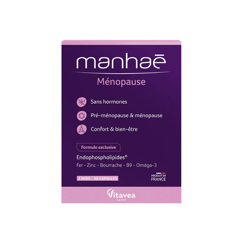 Vitavea Manhaé ménopause sans hormones 1 mois 30 capsules