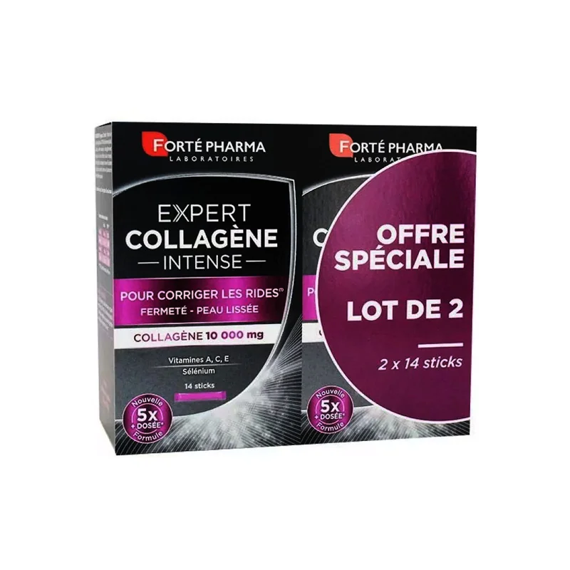 Forté Pharma Expert Collagène intense lot de 2x14 sticks