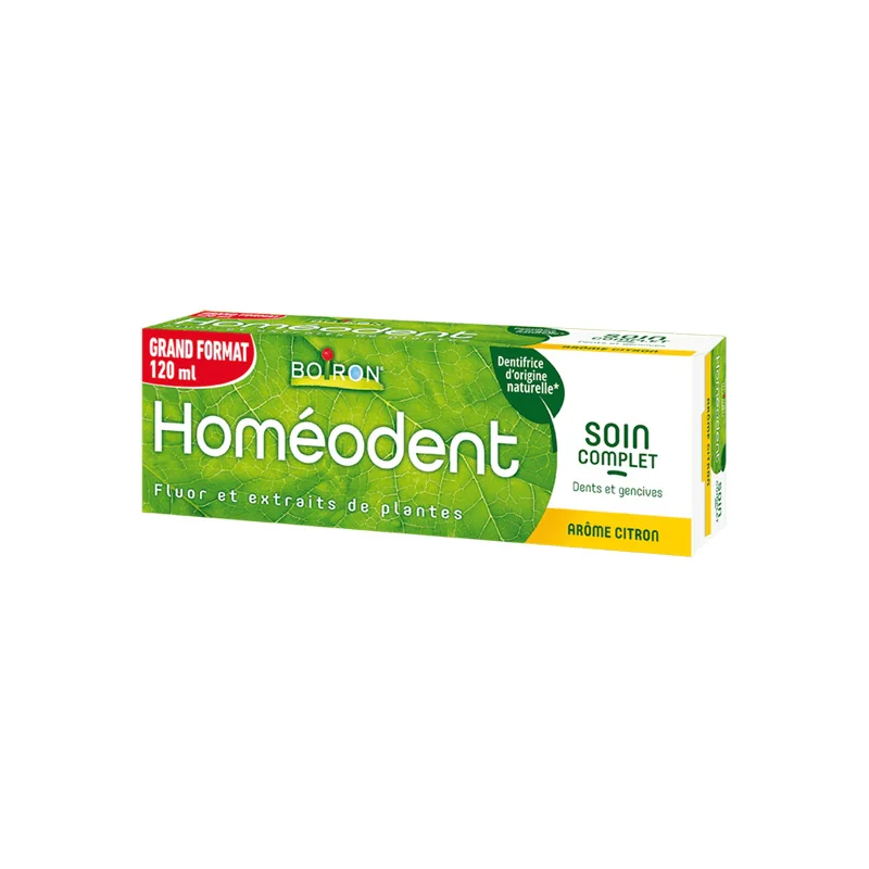 Boiron Homéodent dentifrice soin complet citron 120ml