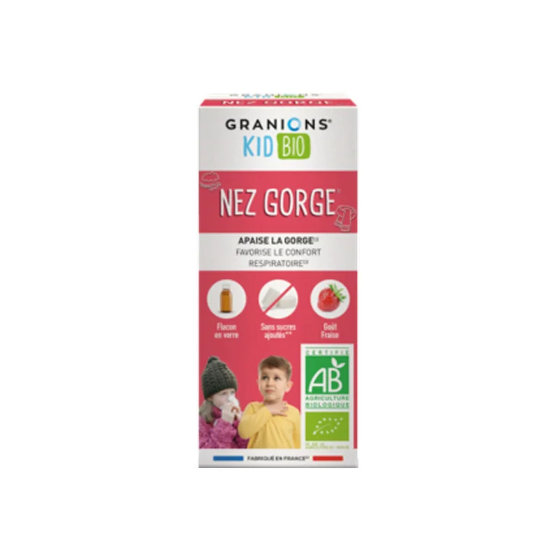 Granions Kid bio nez gorge sirop 125ml