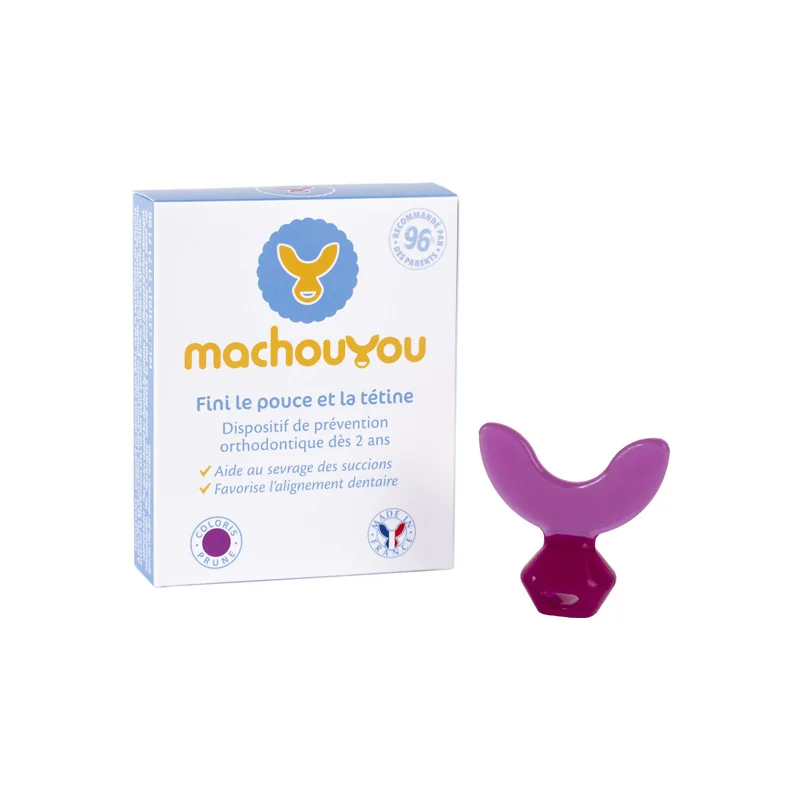 Machouyou dispositif de prévention orthodontique 2-6 ans prune