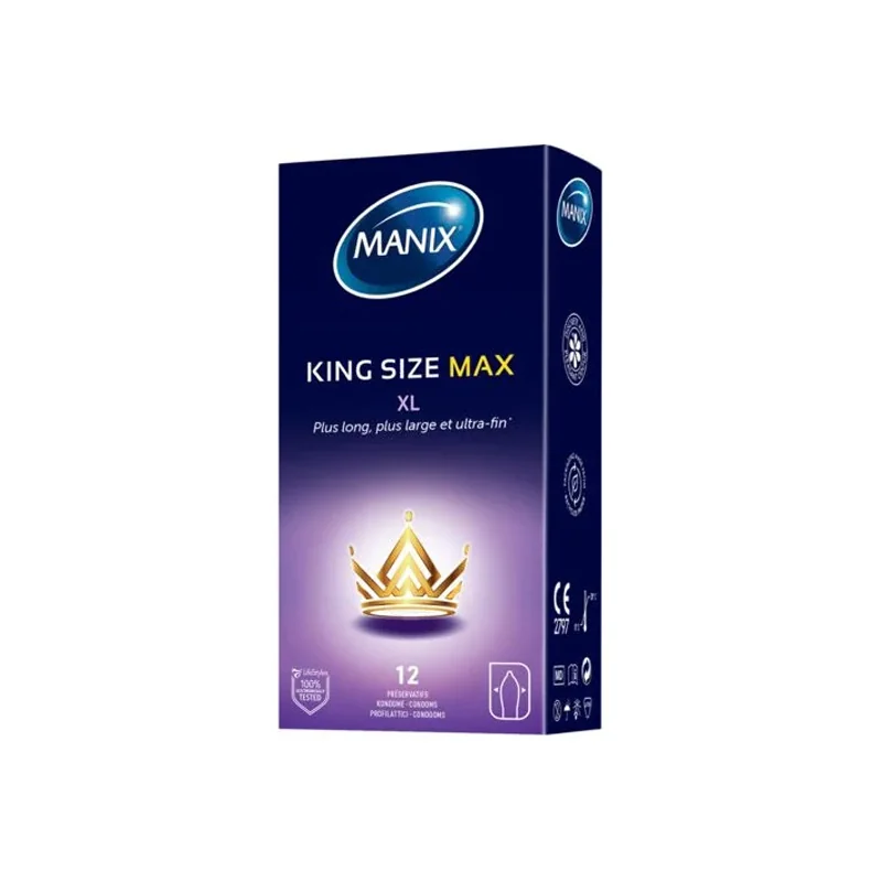 Manix King Size Max XL 12 préservatifs