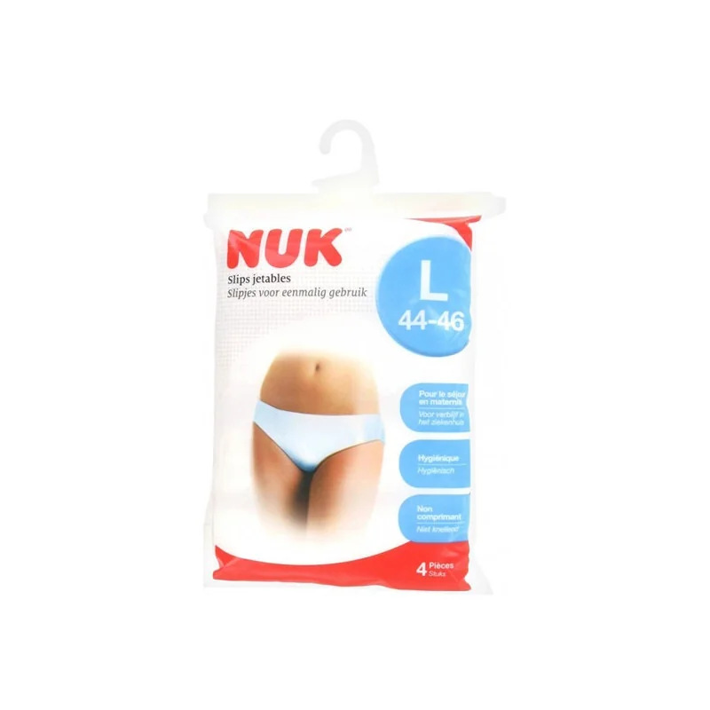 NUK slips jetables 4 pièces taille L  44-46