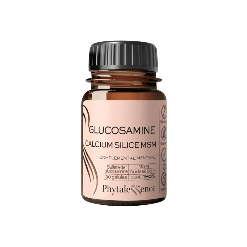 Phytalessence glucosamine calcium silice MSM 30 gélules