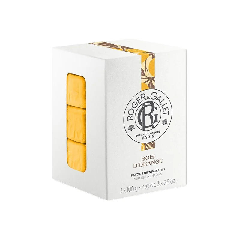 Roger & Gallet Bois d'Orange coffret savons bienfaisants 300gr
