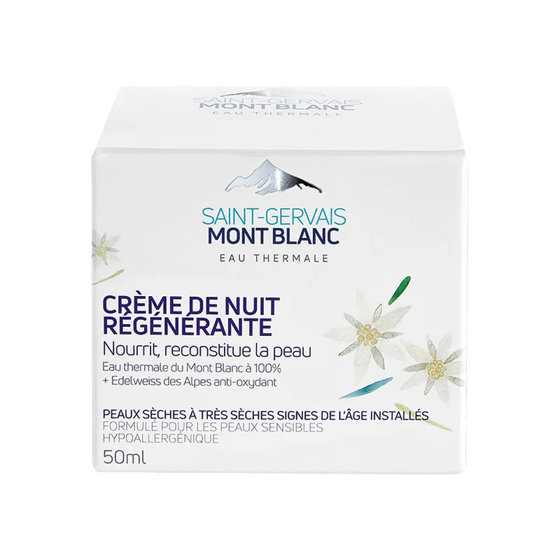 Saint-Gervais Mont Blanc crème de nuit régénérante 50ml