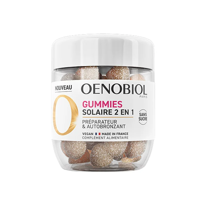 Oenobiol Gummies Solaire 2 en 1 - 60 gummies