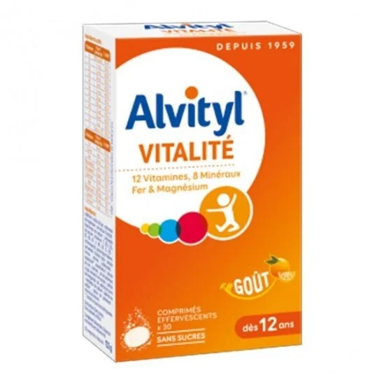 Alvityl effervescents forme équilibre vitalité 30 comprimés