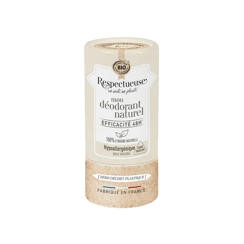 Respectueuse Mon déodorant naturel Hypoallergénique 50gr
