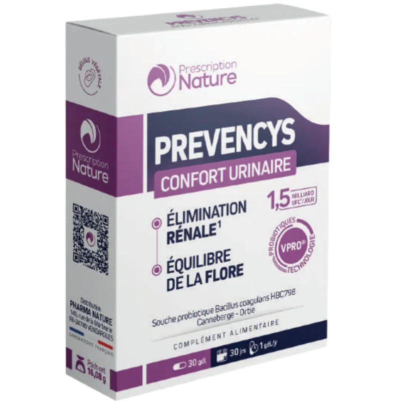 Prescription Nature Prevencys 30 gélules