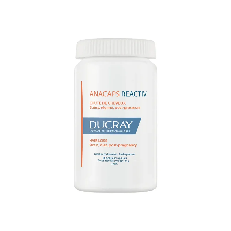 Ducray Anacaps Reactiv chute cheveux 90 gélules