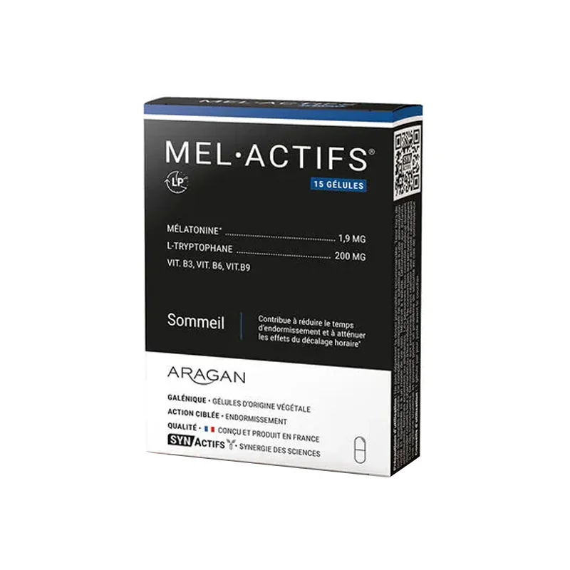 Aragan Mel Actifs sommeil 15 gélules