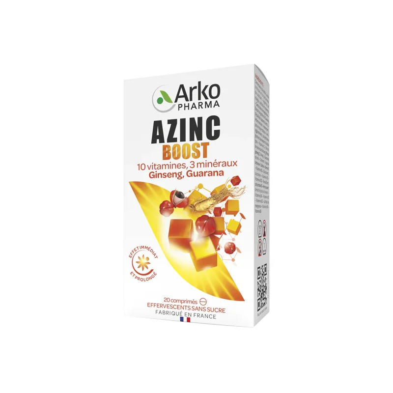 Azinc Boost effervescent eff dès 15 ans 20 comprimés
