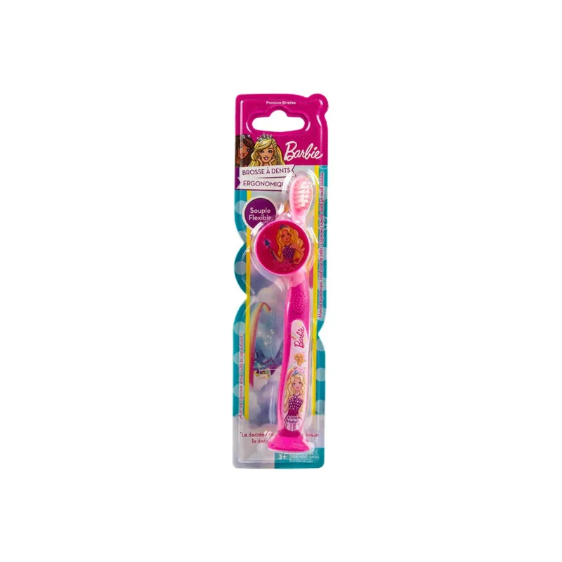 Tinokou Barbie brosse à dents pour enfant