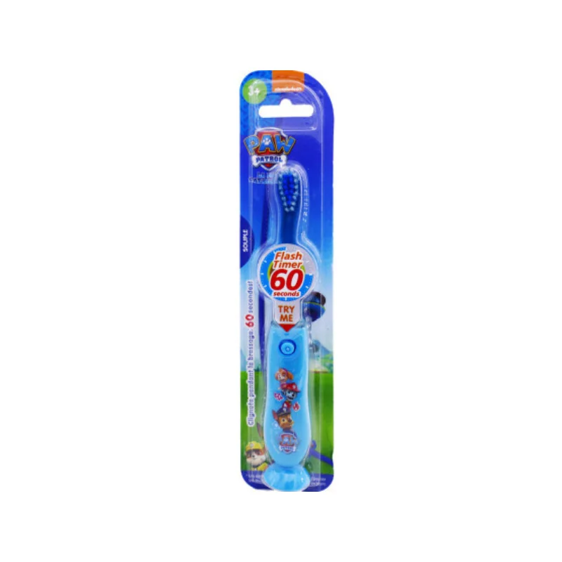 Tinokou brosse à dents la Pat'atrouille flash timer