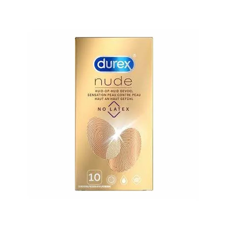 Durex Nude latex sensation peau contre peau 10 préservatifs