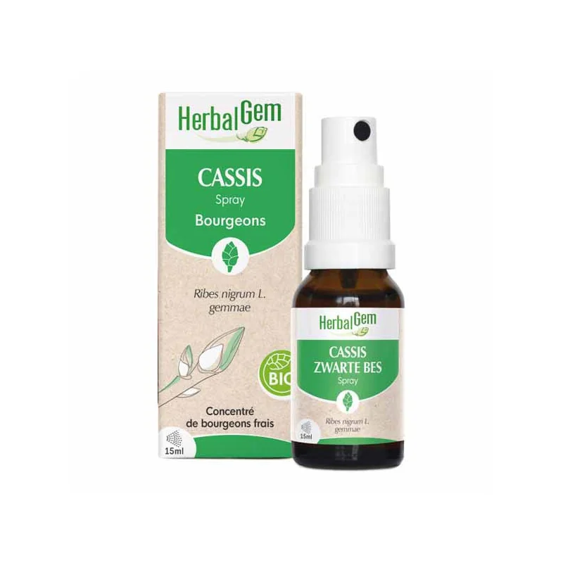 Herbalgem Cassis Bourgeons spray bio 15ml