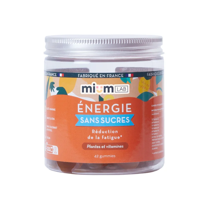 Mium Lab Énergie sans sucres 42 gummies