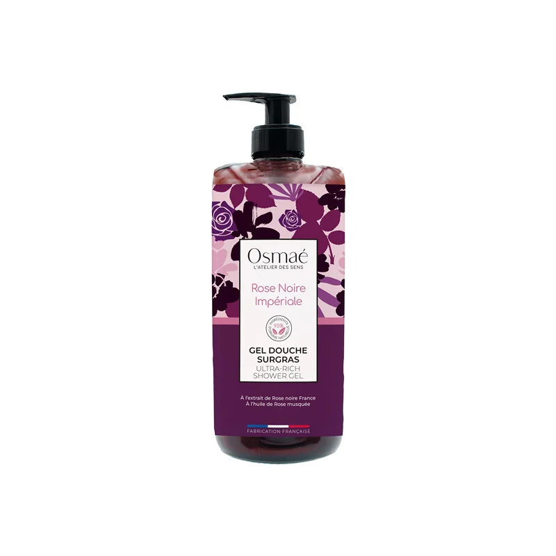 Osmaé Rose Noire Impériale gel douche surgras 1L