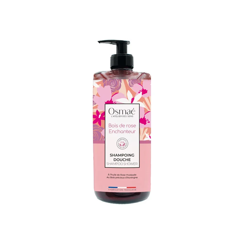 Osmaé Bois de Rose Enchanteur shampoing douche 1L