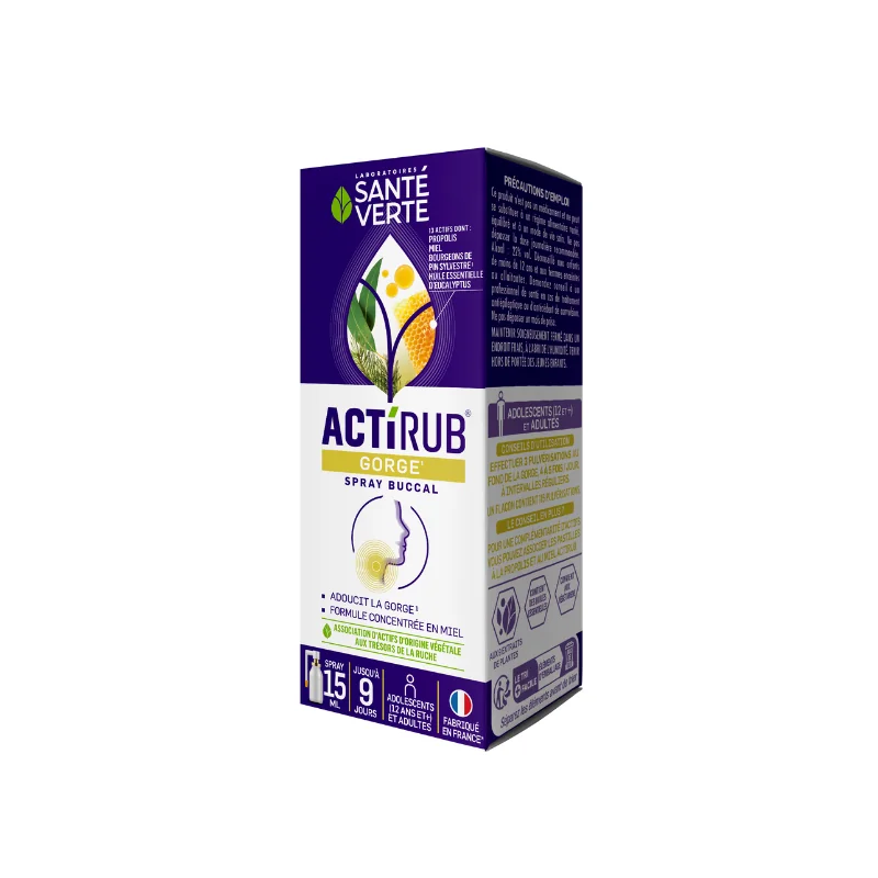 Santé Verte Actirub spray buccal 15ml