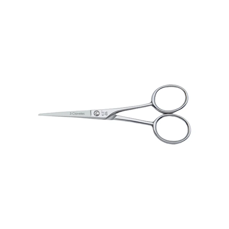 3 Claveles ciseaux moustache droit 11,5 cm