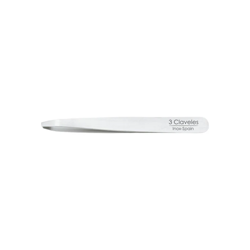3 Claveles pince à épiler Crabe Inox 10cm