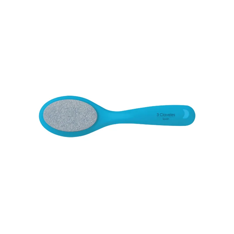 3 Claveles râpe pédicure céramique bleu 18cm