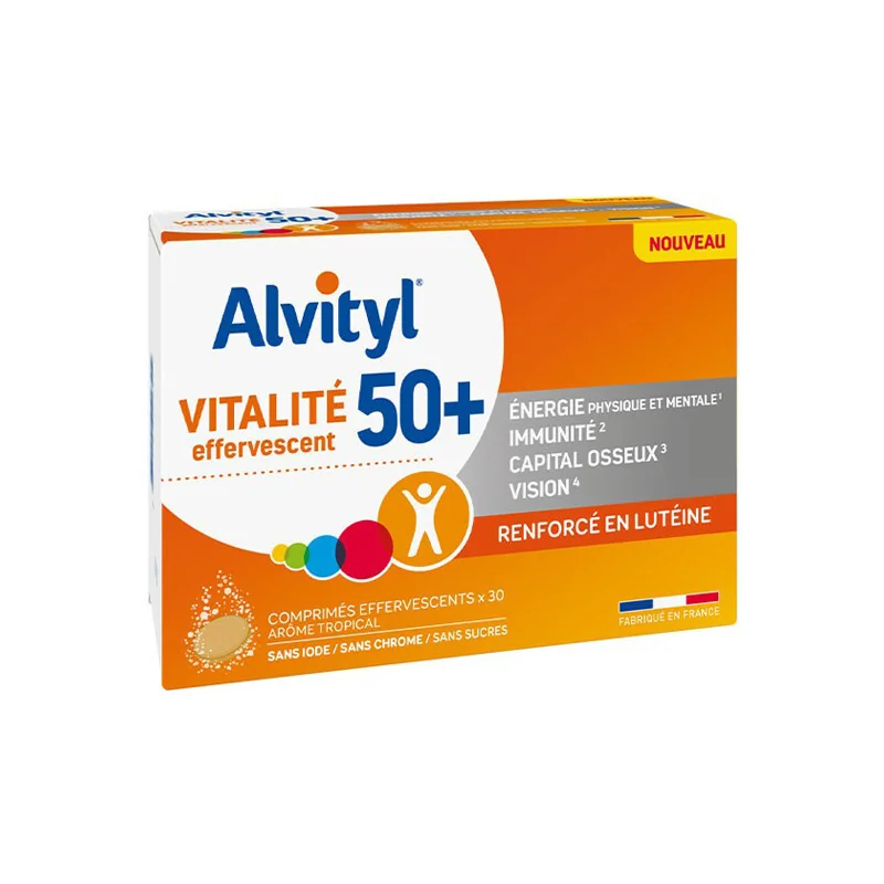 Alvityl Vitalité 50+ 30 comprimés effervescents