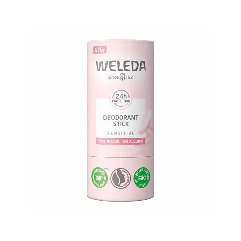 Weleda déodorant stick 24h Sensitive bio 50gr